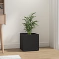 thumbnail image 1 of vidaXL Planter Box Black 40x40x40 cm Engineered Wood, 1 of 5