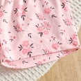 thumbnail image 6 of Gubotare Baby Summer Clothes Baby Clothes Girl Toddler Summer Outfits Infant Casual Sleeveless Ruffle Tank Cute Short Set Baby Clothing 6 9 12 18 24 Months 2T 3T 4T 5T (Pink,12-18 Months), 6 of 8