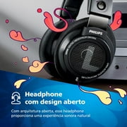 Philips SHP9500 HiFi Stereo Over-Ear Wired Headphones, Black