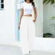 thumbnail image 5 of Wayren - Pantalones de chándal con parte inferior cerrada para mujer con bolsillos, pantalones de entrenamiento de cintura alta, pantalones Prendas para la parte inferior del cuerpo Type13 NO13, 5 of 6