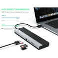 thumbnail image 5 of Wavlink USB C Triple Display 4K 12 in 1 MST USB C Docking Station, Type C Systems (DP & HDMI &VGA, USB 3.0&2.0 Ports, SD TF Card Reader, Gigabit Ethernet, Audio For for MacBook Pro & Windows, 5 of 10