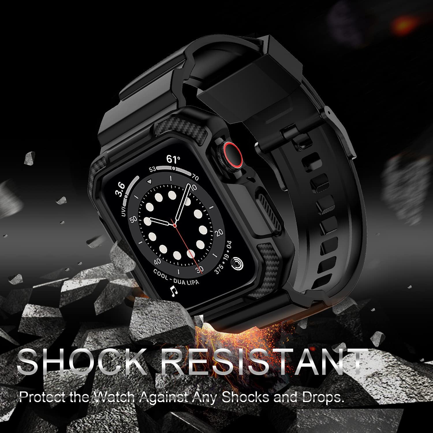 Apple watch series 6 g shock case hotsell