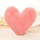 thumbnail image 5 of Almohada decorativa en forma de corazón | Cojín suave de terciopelo rosa 15,74x13,77 pulgadas | Rojo Blanco Amarillo Rosa | Manta de felpa para sofá, dormitorio, oficina | Lavable a máquina, 5 of 8
