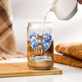thumbnail image 3 of Abyssinian Proud Dad Happy Father's Day 16oz Glass Cup Mug Cat Lover Kitten Owner Gifts Glass Can - 02008, 3 of 5