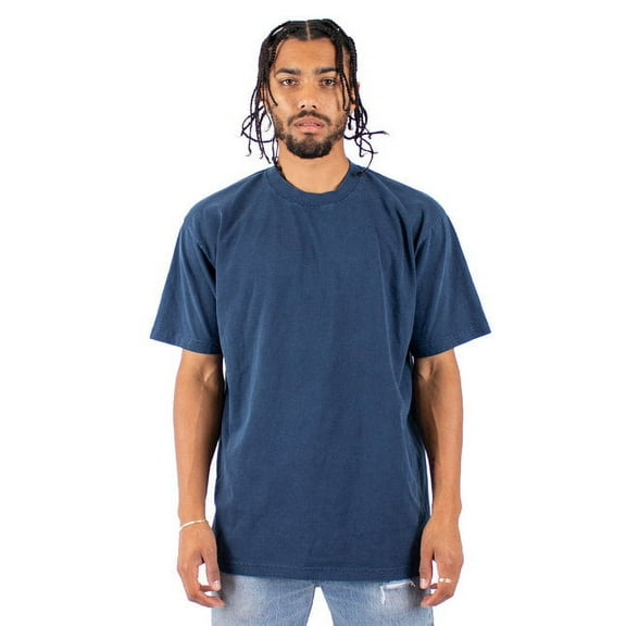 Garment-Dyed Crewneck T-Shirt - MIDNIGHT NAVY - L