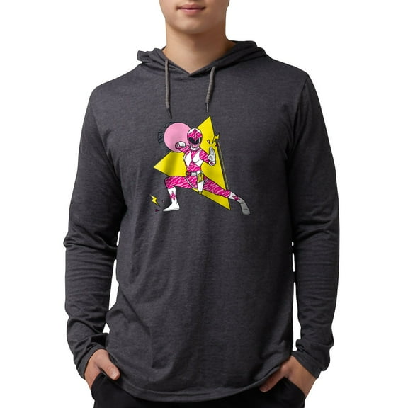 CafePress - Power Rangers Pink Ranger Defen - Mens Hooded Shirt