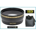 thumbnail image 2 of 2-Pc Pro Hi Definition Telephoto & Wide Angle Lens Kit for Canon EOS M200 (49mm Compatible), 2 of 7