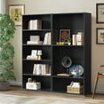 thumbnail image 3 of EDX 5 Tier Bookcase Storage, 53 Inch Large Tall Floor Standing Open Bookshelf for Home Office, Living Room, and Bedroom, Black, 3 of 9