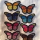 thumbnail image 4 of Ropa Parches de Hierro o Coser perfecl 12pcs Etiqueta Engomada de Remiendo de Mariposa, 4 of 7