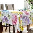 thumbnail image 4 of Coolnut Watercolor Easter Egg Fabric Square Tablecloth - Waterproof and Wrinkle-Resistant Table Cloth 54x54 Inch Table Cover for Indoor & Outdoor Dining House Decor, 4 of 7