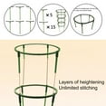thumbnail image 1 of Lubelski Plant Supports 25cm 15cm Plastic Multi-Layer Climbing Plants Stackable 6 Set, 1 of 8