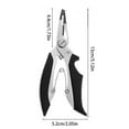 Small Fishing Pliers Cut Fishing Line Pliers Stainless Steel Bent Nose