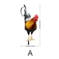 thumbnail image 5 of Tuvgenk Rooster Garden Stake Decor Acrylic Outdoor Yard Sign for Lawn Patio Balcony Home Decoration, 5 of 5
