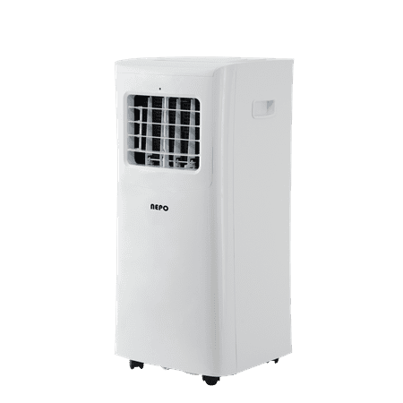 NEPO NPP-O110C 5,000 BTU (10,000 BTU ASHRAE) 3 in 1 "Compact Design" (Only 47.4lbs)Portable AC with Dehumidifier, Fan and Remote Control