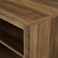 thumbnail image 4 of Walker Edison Wren Classic 4 Cubby TV Stand for TVs up to 65 Inches, 58 Inch, Rustic Oak, 4 of 7