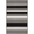 thumbnail image 2 of CPDD Kings Court Uni Rayures Modernes Gris Lignes Géométriques 2 Pieds x 3 Pieds Tapis Accent Intérieur/extérieur CPDD Gris 2 Pi x 3 Pi, 2 of 6