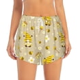 thumbnail image 2 of Fotbe Cute Bee Gnomes Womens High Waist Running Shorts Athletic Workout Quick Dry Shorts for Women with Pockets Gym Yoga Summer Shorts-Large, 2 of 9