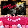 thumbnail image 3 of Sinners Backdrop Banner Party Supplies Poster Movie Theme Background for Photography Birthday Decorations, 3 of 5