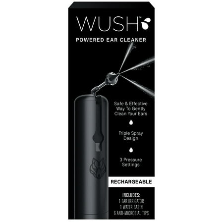 Black Wolf WUSH Deluxe Powered Ear Cleaner
