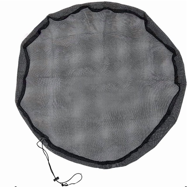 XmhyTop-A 2 Pcs Rain Barrel Cover, 30cm Mesh Cover Rain Barrel Netting, Rain Barrel Screen, Barrel Mesh Screen, Water Collection Cover, Debris Netting for Rain Barrels