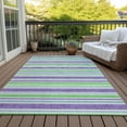 thumbnail image 6 of Addison Rugs Chantille Indoor/Outdoor Transitional Stripes Lime Washable Rectangle Rug, 5' x 7'6", 6 of 6