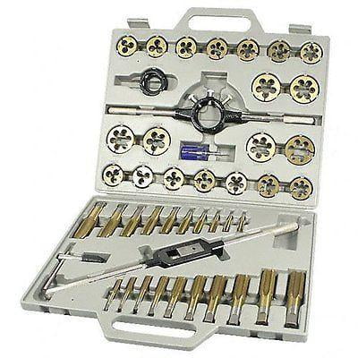 

Large SAE Titanium Standard Tap and Dye Threading Tool Steel Pipe Threader Set