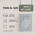 thumbnail image 6 of Regency Heights Flannel Cotton Sheet Set, 3-Piece Twin XL Bed Sheets with Pillowcase, Plaid Printed Sheet Bedding Sets, Light Green, 6 of 8
