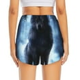 thumbnail image 4 of Haiem Night Scene of Wolves Women's 2 in 1 Running Shorts - Lightweight Athletic Workout Gym Yoga Breathable Sports Shorts Liner with Phone Pockets-Large, 4 of 9