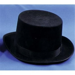 LED Light Up Metallic Top Hat Black Adult LED Light Up Metallic Top Hat Black Adult