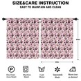 thumbnail image 2 of Blackout Kids Curtains,French Bulldog Cute Bone Paw Print Childrens Insulated Curtains Set Of 2,Bedroom Essentials,Toddler Room Decor 52x63in(132x160cm), 2 of 4