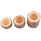 thumbnail image 1 of Portavelas de madera, 3 piezas/juego de candelabros de madera, portavelas de madera, candelabro de madera, rendimiento de alta gama, 1 of 8