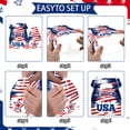 thumbnail image 6 of Lumifun 6 PCS Patriotic Treat Boxes 5.3 inches, American Flag Themed Goodie Bags with Handles, Decorative Candy Boxes for 4th of July, Memorial Day Party Candy Favor, 6 of 8