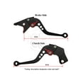 thumbnail image 4 of Blue CNC Shorty Brake Clutch Lever Set Suzuki GSXR 600 750 Katana SV 650 650S, 4 of 5