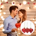 thumbnail image 4 of KAKOWELY 24 colgantes de bolas con forma de corazón para San Valentín., 4 of 5
