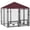 Red, variant on Dog Crate with Lockable Wheels, Large Metal Kennel Cage for Large Dogs, Slide-Out Tray and Anti-Pinching Floor, 45 x 29.5 x 35