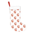 thumbnail image 2 of Balery Orange Fox Pattern Christmas Stockings with Initials, 18" Large Knit Christmas Stocking,Xmas Stocking for Kids, Holiday and Family Stocking, 2 of 7