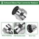 thumbnail image 4 of Rebajadora de codo concéntrico de escape Mandrel de 3.5" OD a 4.5" OD Adaptador de tubo de acero inoxidable 201 Longitud de 4 pulgadas Tono plateado, 4 of 7