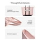 thumbnail image 5 of Bolsa acolchada BAGSMART, expandible, resistente al agua, rosa, 5 of 7