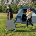 thumbnail image 5 of PORTAL Folding Camping Table for 4-6 Person, Large Aluminum Portable Table with Adjustable Height and Carry Handle for Picnic, BBQ, Camping, Black, 5 of 9