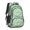Hen and Tail, variant on Rooster and Floral White Pattern Cute School Backpack Bag with Padded Back and Adjustable Shoulder Straps 16.9 X 12.6 X 5.9 Inches