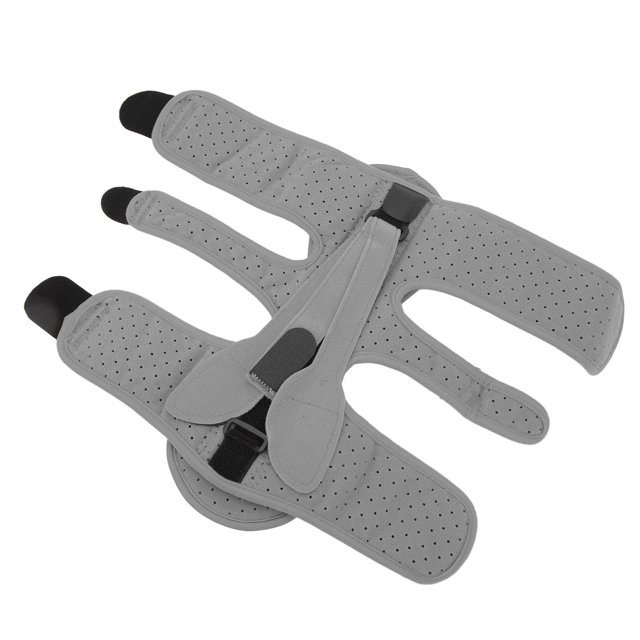 Soporte para pie caído, ajustable, cómodo, Universal, ortesis para pie caído, para lesiones de tobillo, cuidado del talón, gris