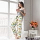 thumbnail image 5 of Balery Cute Frog Pantalones de pijama para mujer, pijamas ultraligeros, pantalones de estar por casa-XX-Large, 5 of 6
