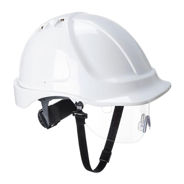 Portwest - Set de Cascos de Seguridad Endurance para Adultos Unisex (Blanco)