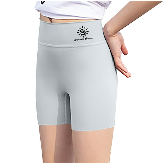 Odeerbi 2-12 Años Niñas Bike Shorts Yoga Shorts Entrenamiento Danza Atlético Deportes Shorts Seguridad de Verano Bajo Vestido Shorts