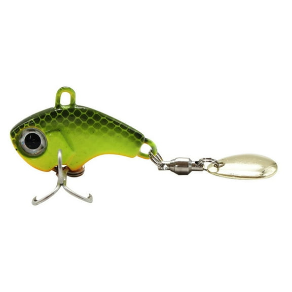 BE-TOOL Spinning Sequin Fishing Lures Lead Metal Fishing Bait with Spinner Sequins and Hooks for Saltwater Freshwater