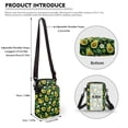 thumbnail image 6 of HELLHERO Avocado pattern design Leakproof Polyester Sling Bag Adults 4.33x1.97x7.09 Love, 6 of 7