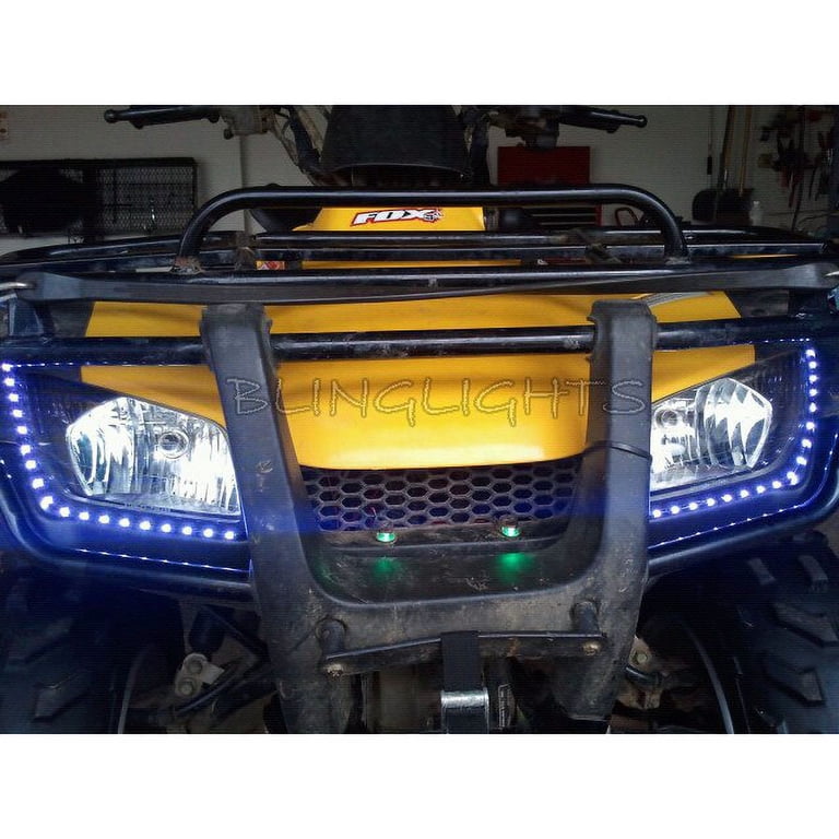 Bright 6000K White LED Headlight Bulbs Kit For Honda Sportrax TRX400EX 1999-2007 2008 – Direct Fit H6M 100W