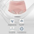 thumbnail image 6 of Spdoo Period Underwear for Women Menstrual Panties Womens Leak Proof High Waist Cotton Postpartum Panties Briefs Regular & Plus Size 3-Pack, 6 of 8