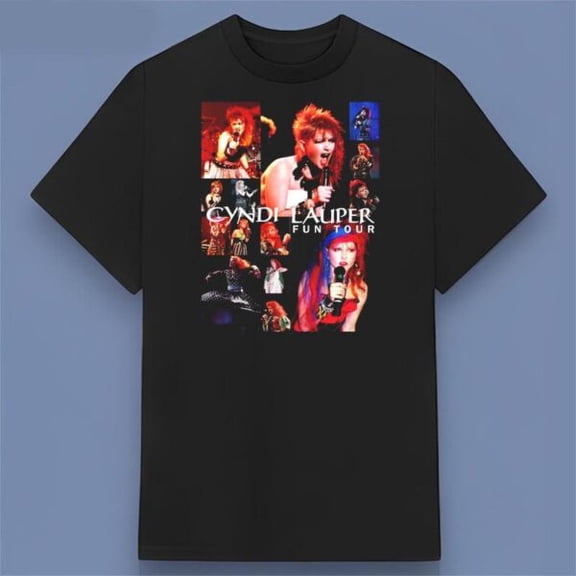 Cyndi Lauper Fun Tour Graphic T-Shirt