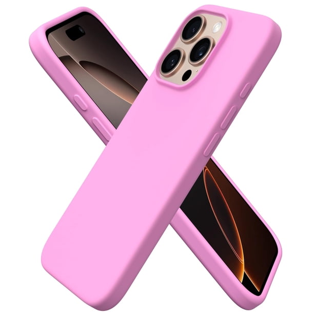 Funda de teléfono ORNARTO compatible con iPhone 16 Pro 6.3 - Cherry